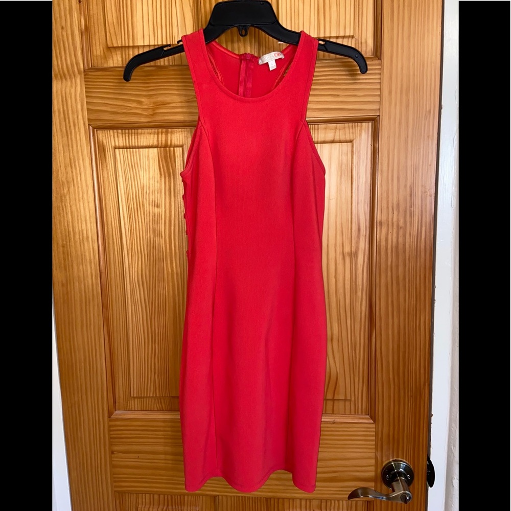 Hot Pink Bodycon Dress Size Small